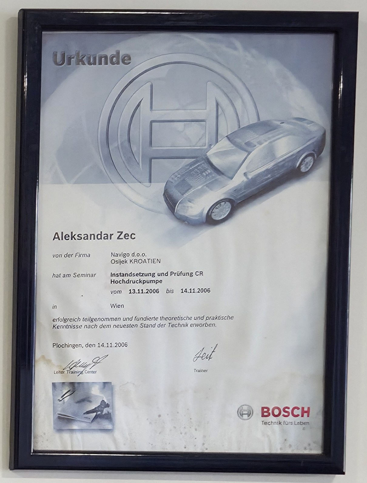 Bosch certifikat i stručno usavršavanje 5