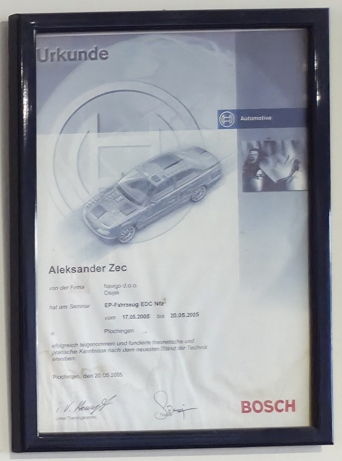 Bosch certifikat i stručno usavršavanje 15
