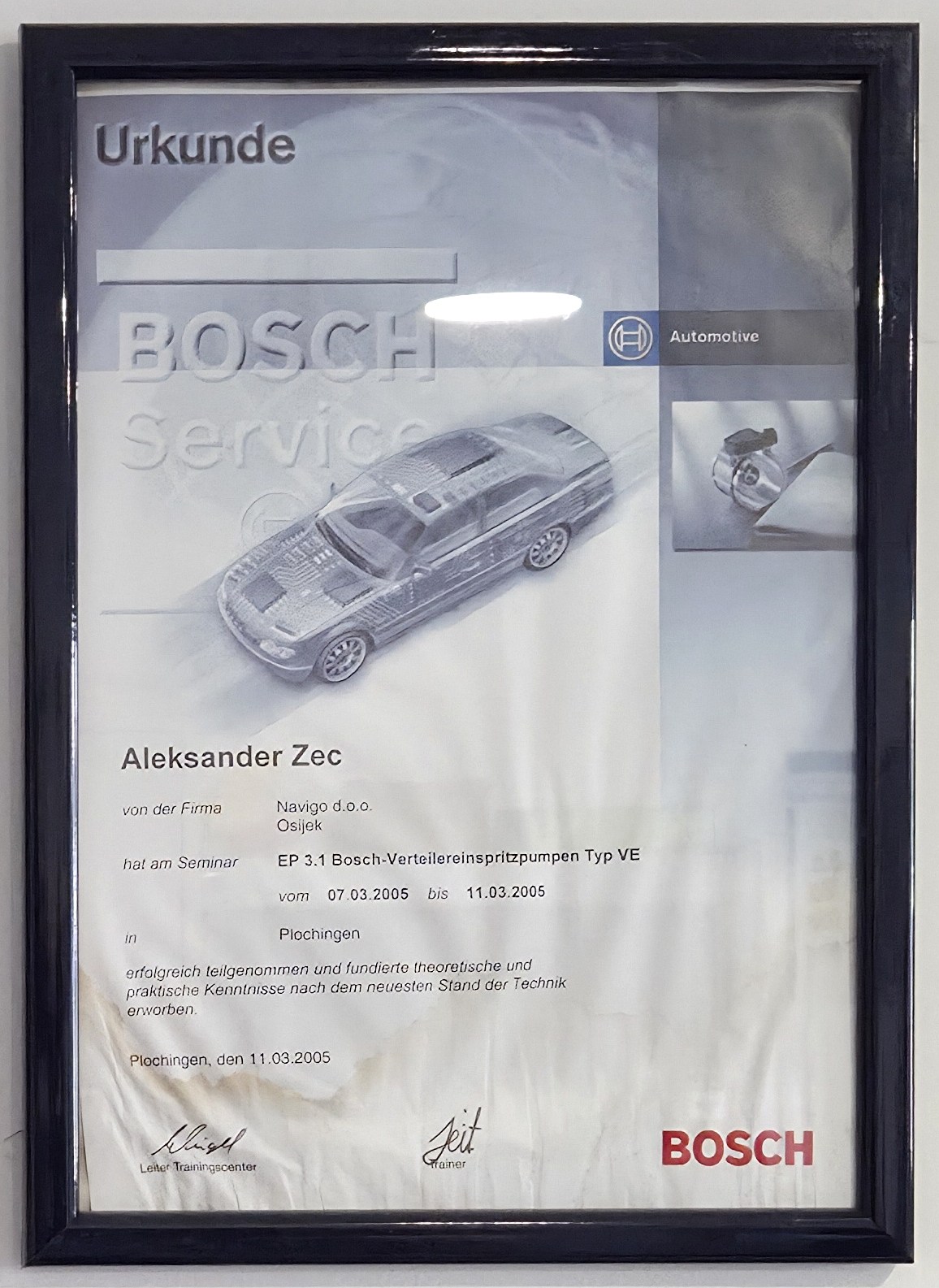 Bosch certifikat i stručno usavršavanje 17