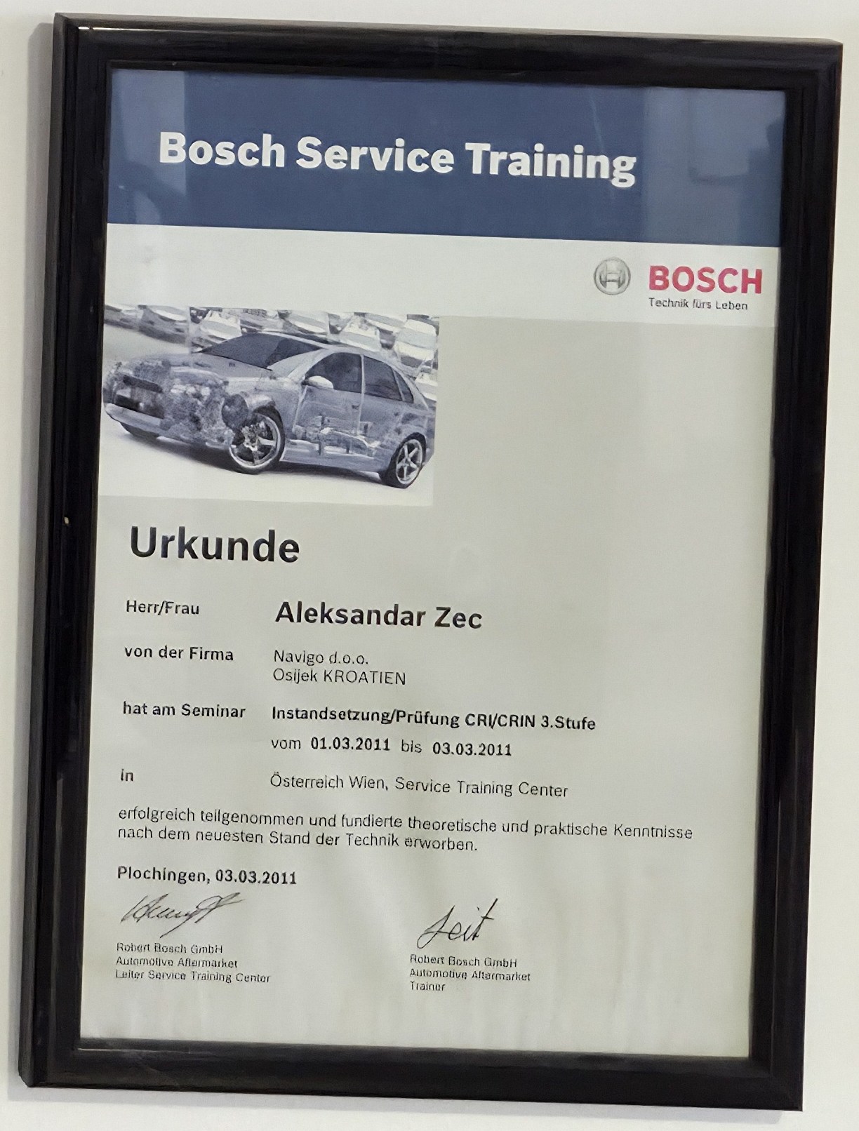 Bosch certifikat i stručno usavršavanje 20