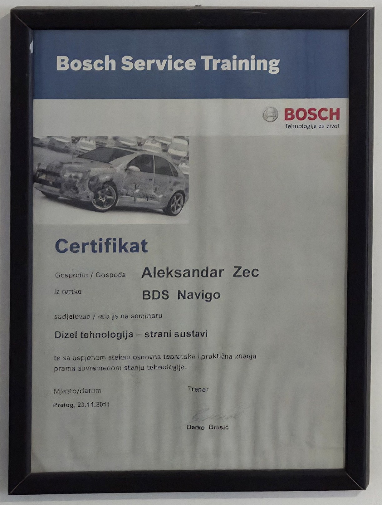 Bosch certifikat i stručno usavršavanje 23
